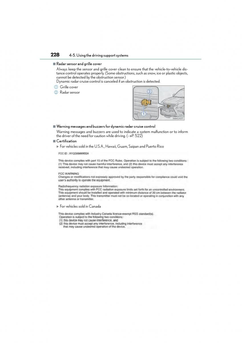 Lexus GX II 2 owners manual / page 230