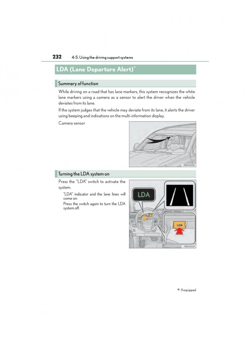 Lexus GX II 2 owners manual / page 234