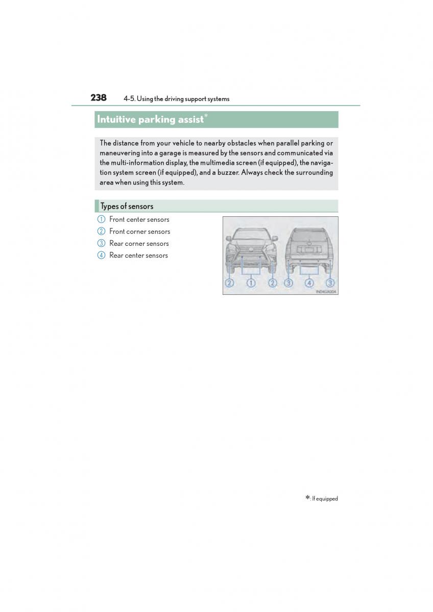 Lexus GX II 2 owners manual / page 240