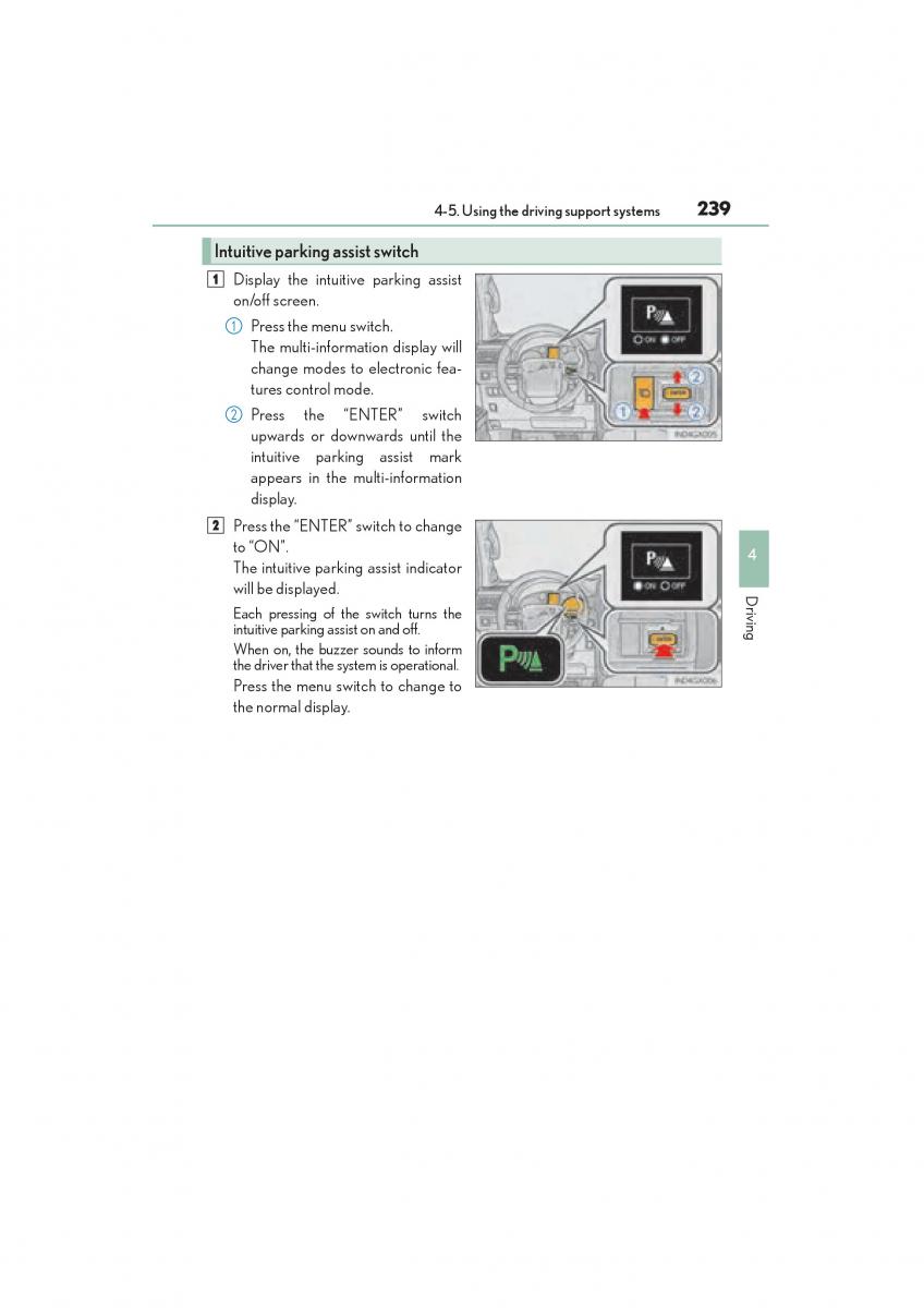 Lexus GX II 2 owners manual / page 241