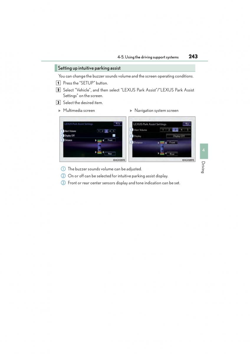 Lexus GX II 2 owners manual / page 245