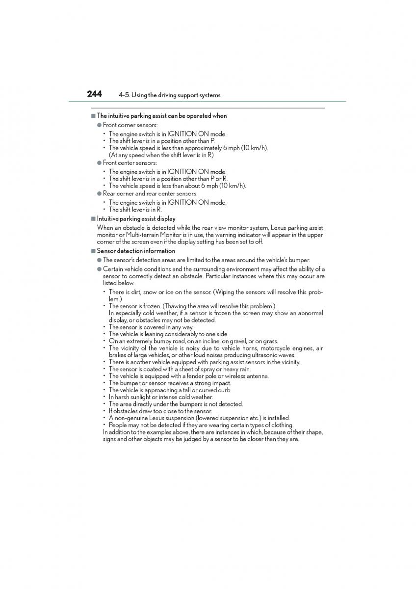 Lexus GX II 2 owners manual / page 246