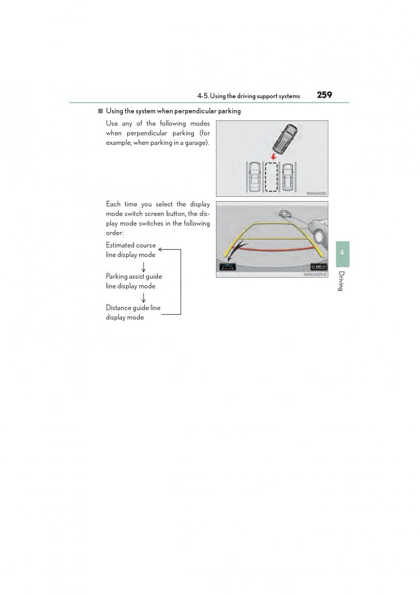 Lexus GX II 2 owners manual / page 261