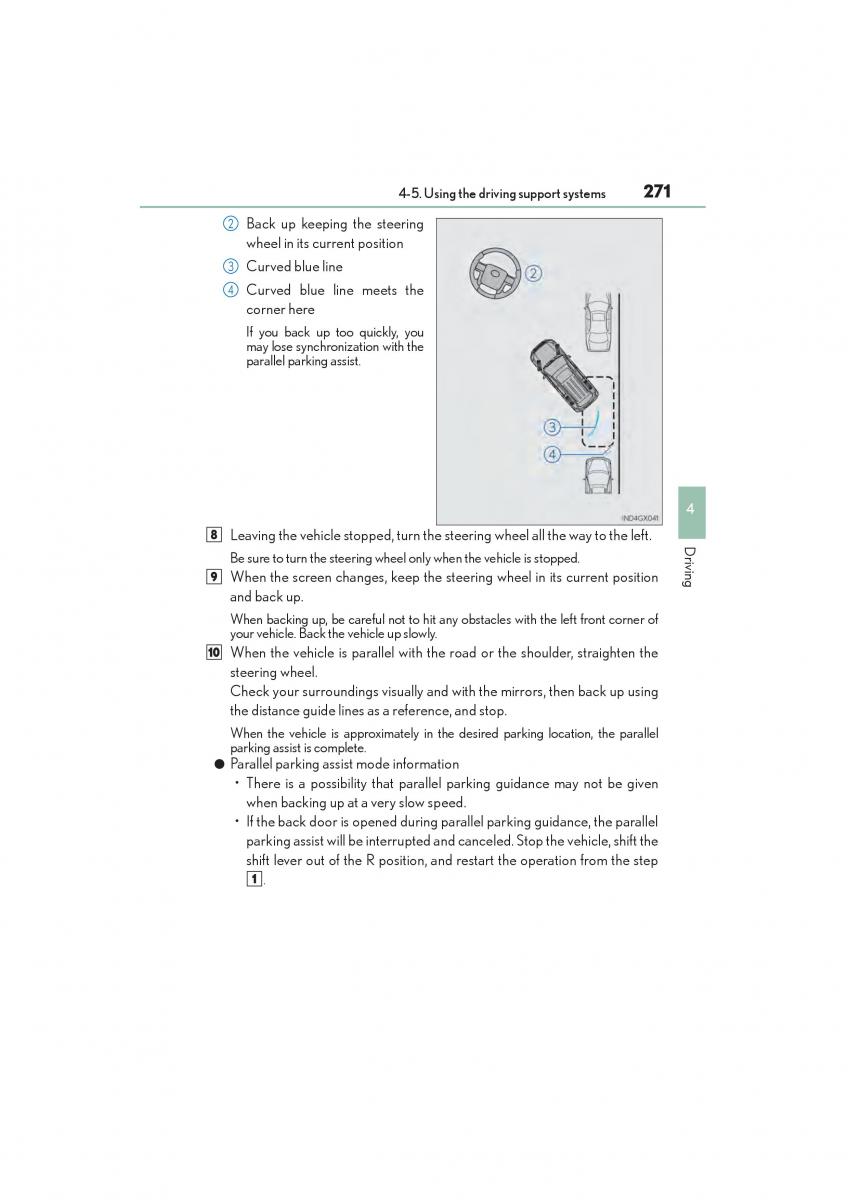 Lexus GX II 2 owners manual / page 273