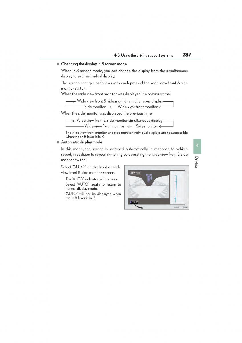 Lexus GX II 2 owners manual / page 289