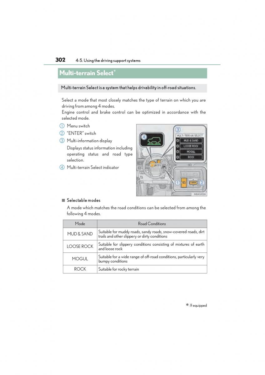 Lexus GX II 2 owners manual / page 304