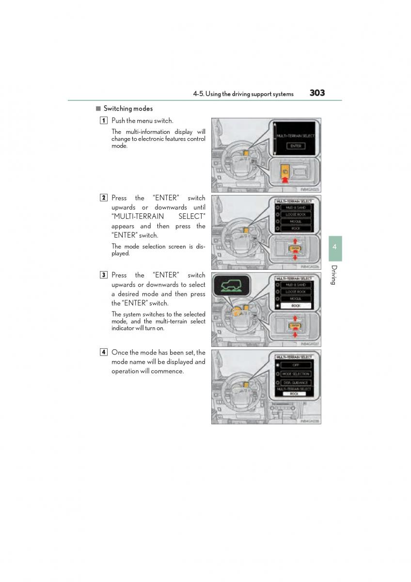 Lexus GX II 2 owners manual / page 305