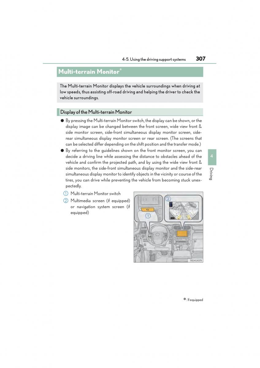 Lexus GX II 2 owners manual / page 309