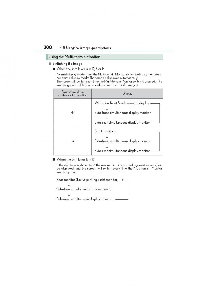 Lexus GX II 2 owners manual / page 310