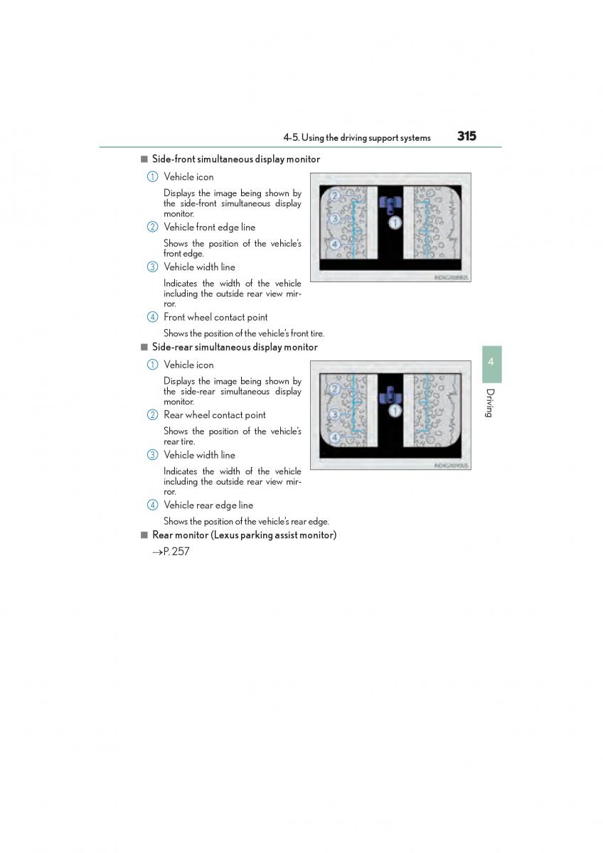 Lexus GX II 2 owners manual / page 317