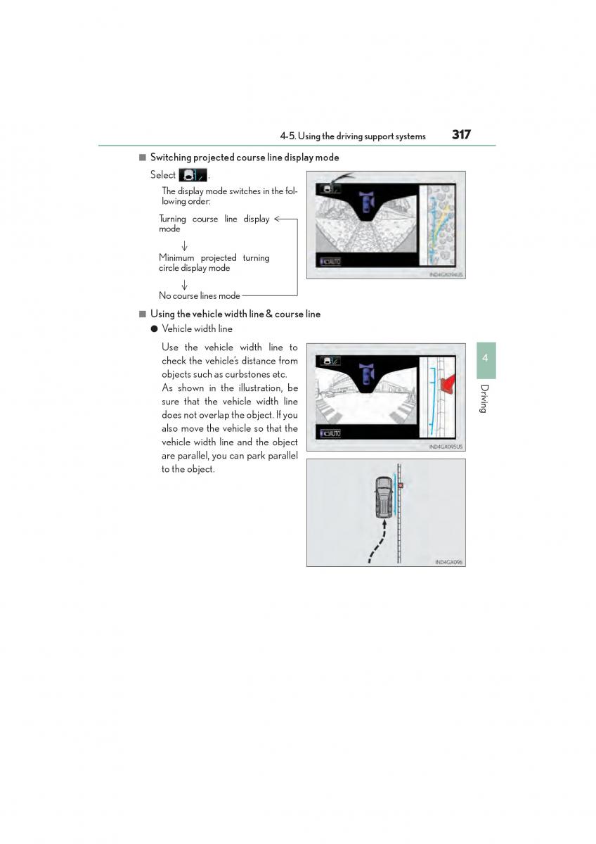 Lexus GX II 2 owners manual / page 319