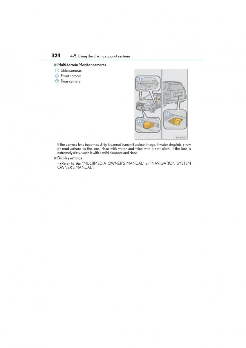 Lexus GX II 2 owners manual / page 326