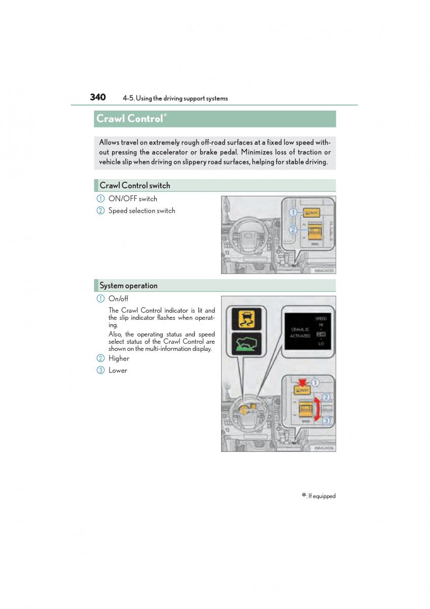 Lexus GX II 2 owners manual / page 342