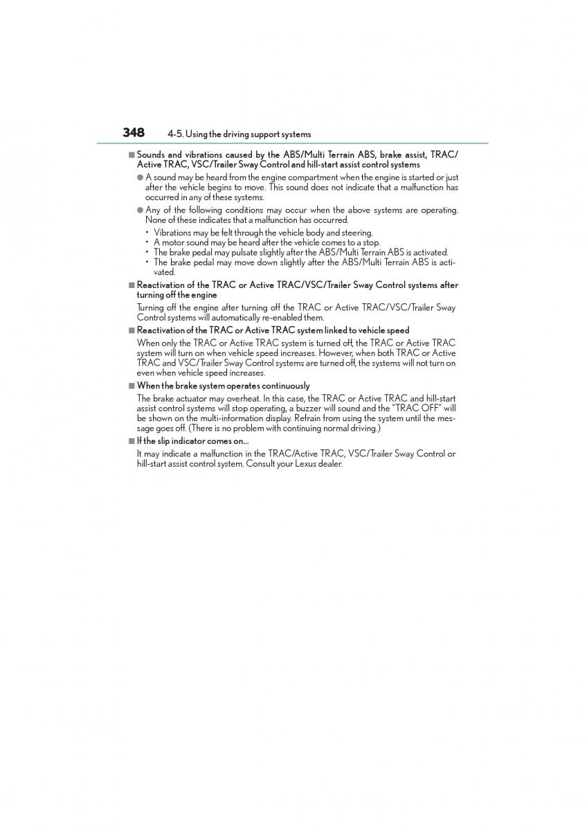 Lexus GX II 2 owners manual / page 350