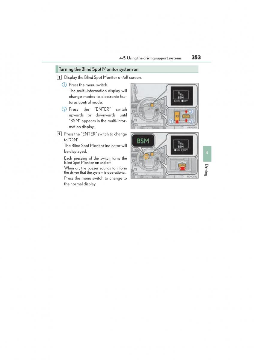 Lexus GX II 2 owners manual / page 355