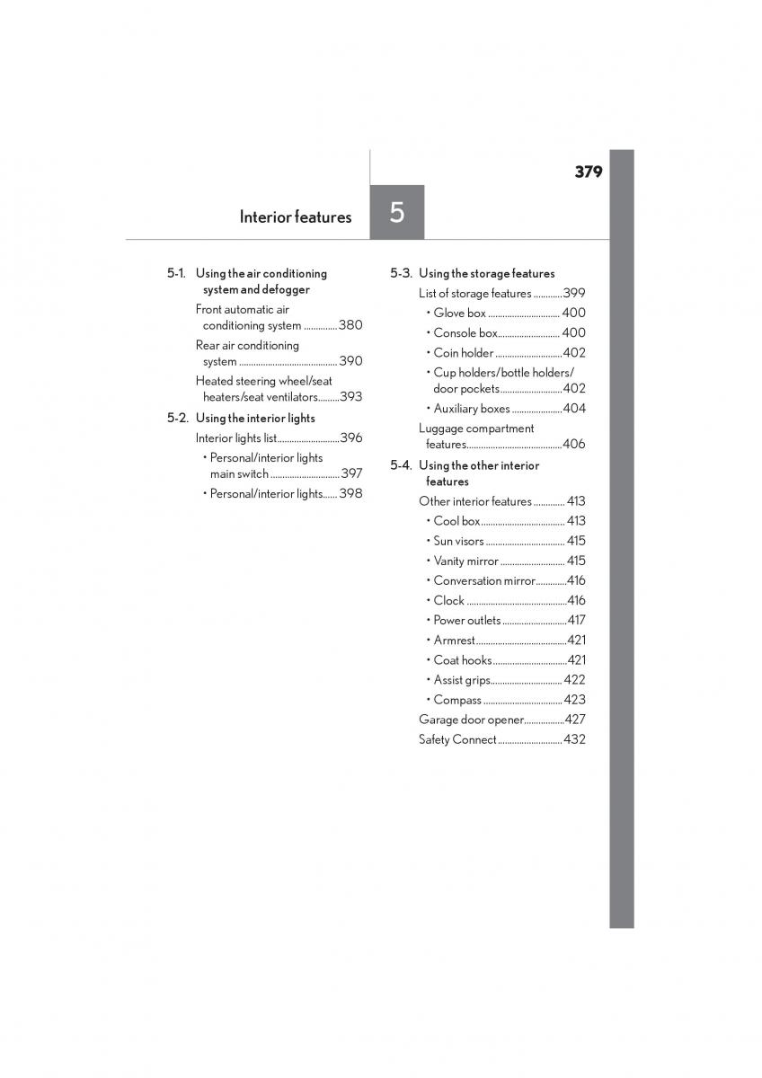 Lexus GX II 2 owners manual / page 381