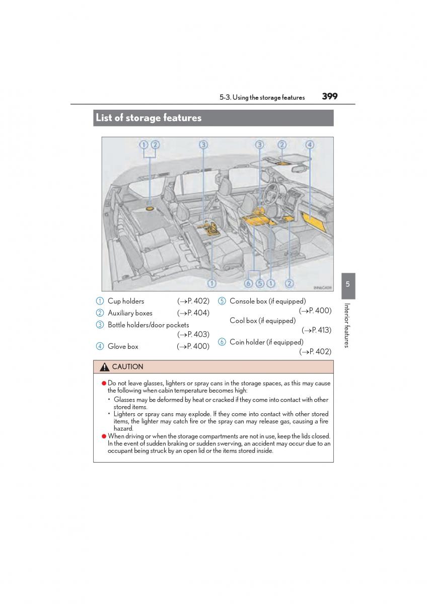 Lexus GX II 2 owners manual / page 401