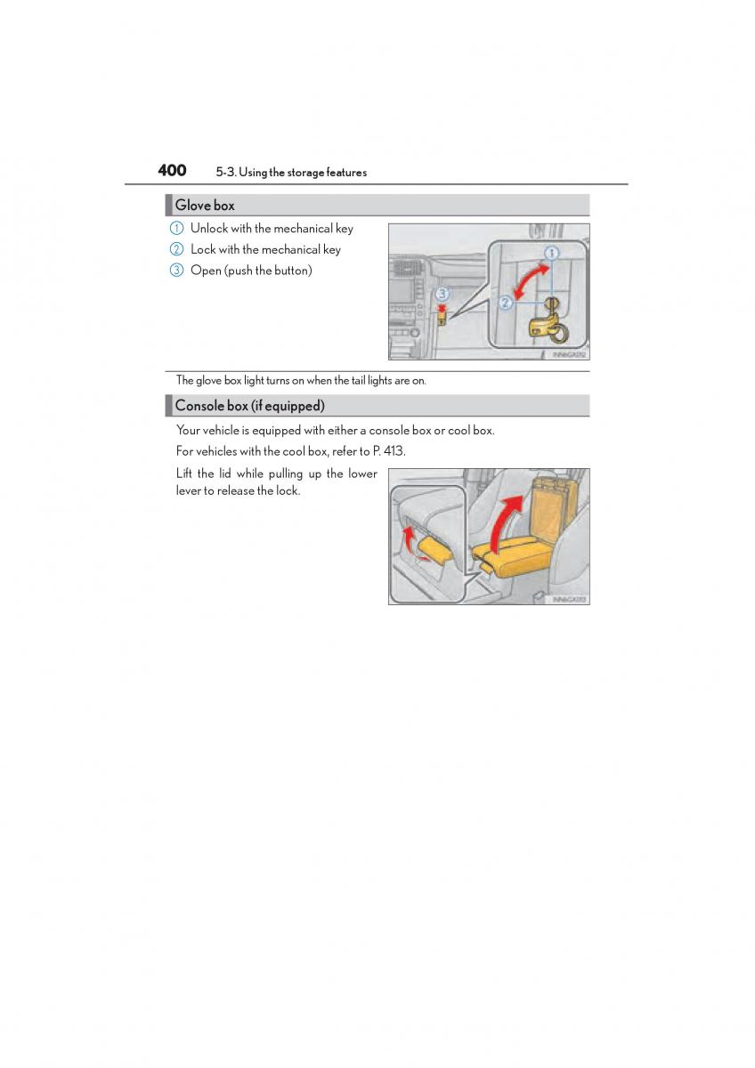 Lexus GX II 2 owners manual / page 402