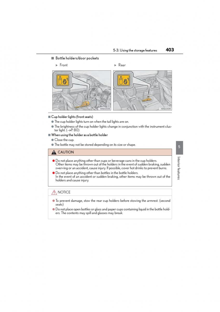 Lexus GX II 2 owners manual / page 405