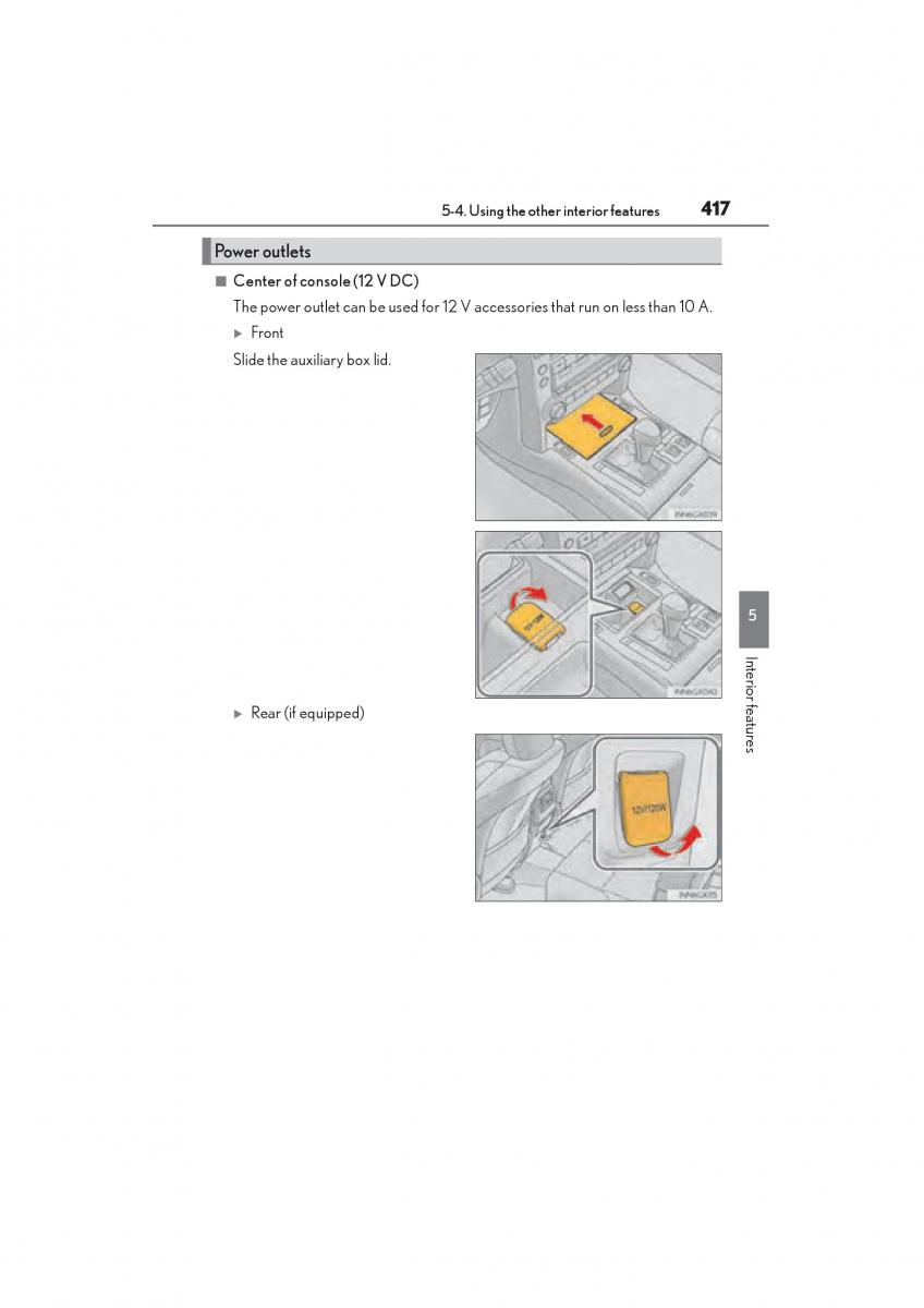 Lexus GX II 2 owners manual / page 419