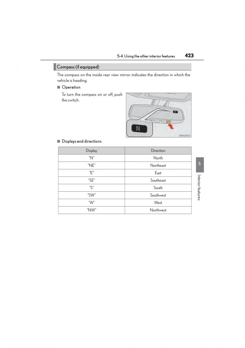 Lexus GX II 2 owners manual / page 425