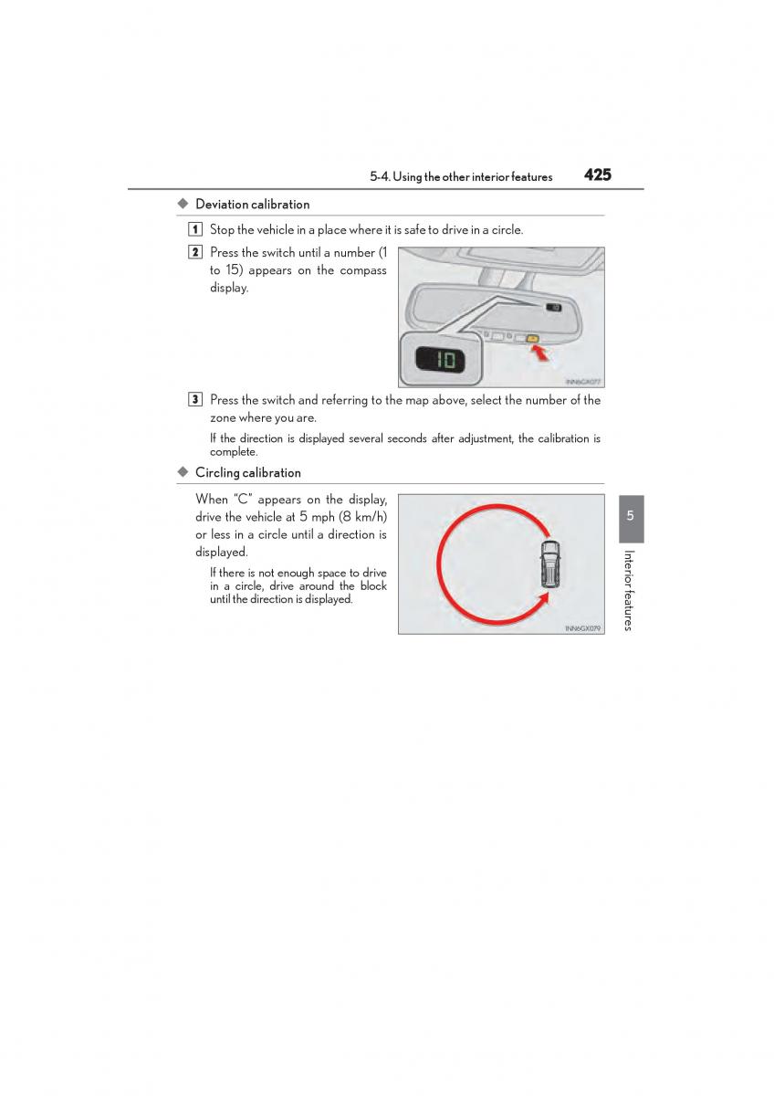 Lexus GX II 2 owners manual / page 427