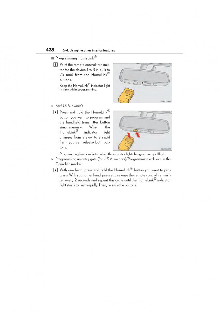 Lexus GX II 2 owners manual / page 430