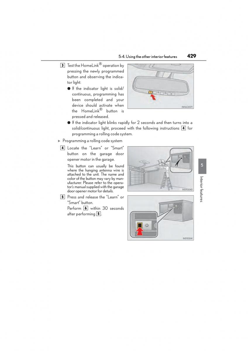 Lexus GX II 2 owners manual / page 431