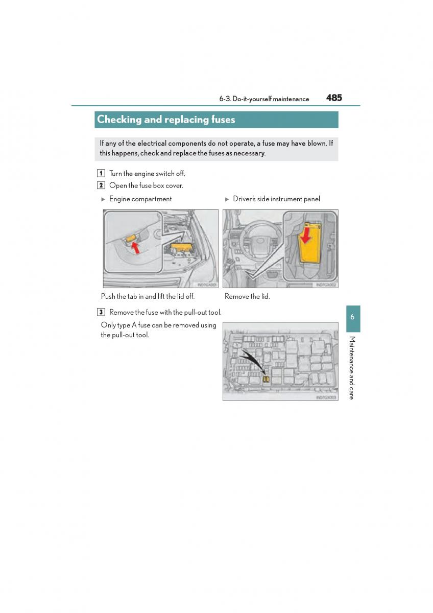 Lexus GX II 2 owners manual / page 487