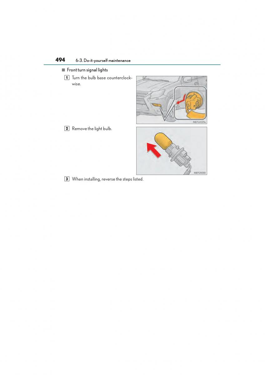 Lexus GX II 2 owners manual / page 496