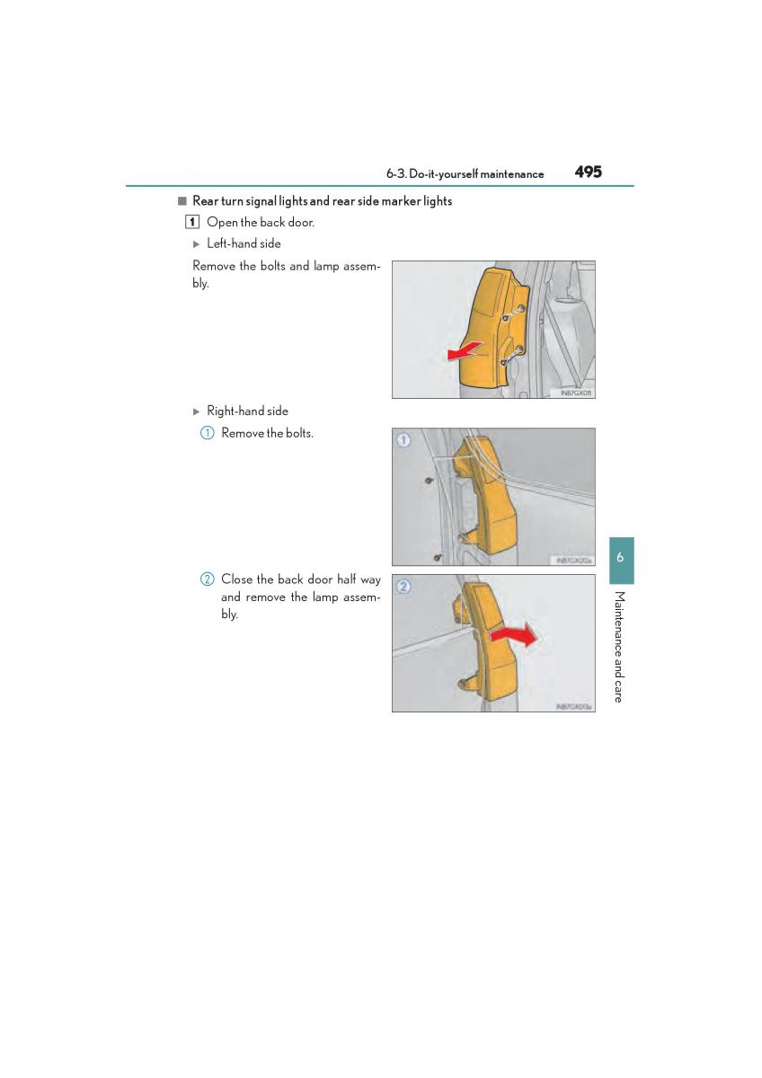 Lexus GX II 2 owners manual / page 497