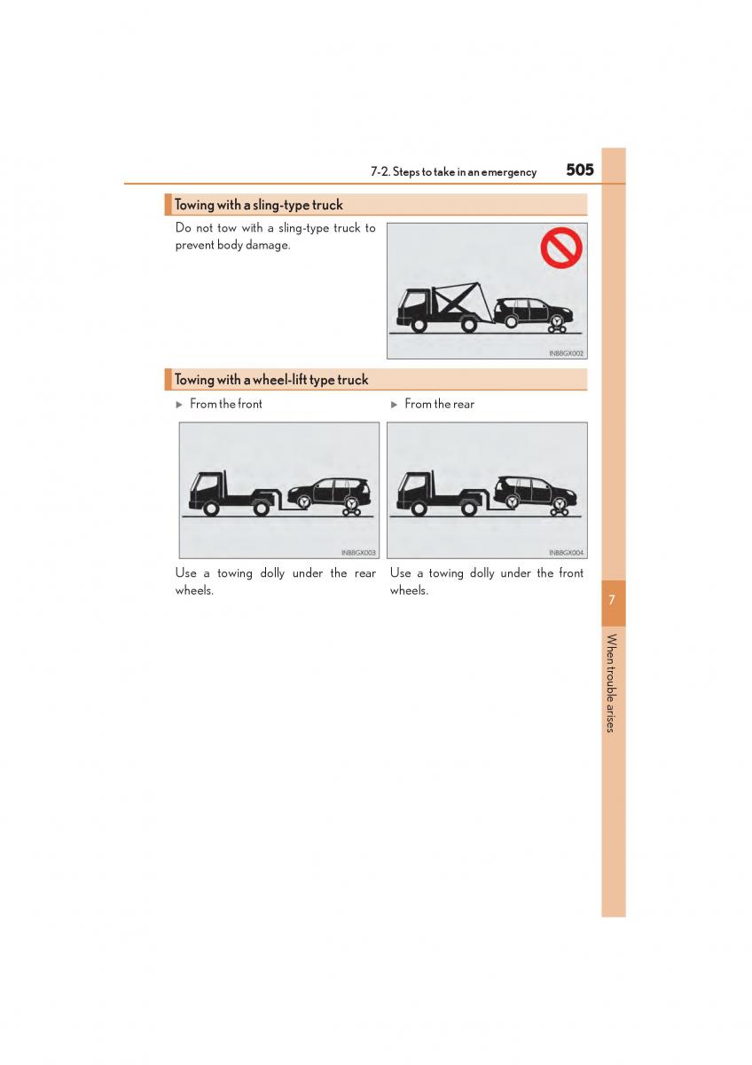 Lexus GX II 2 owners manual / page 507