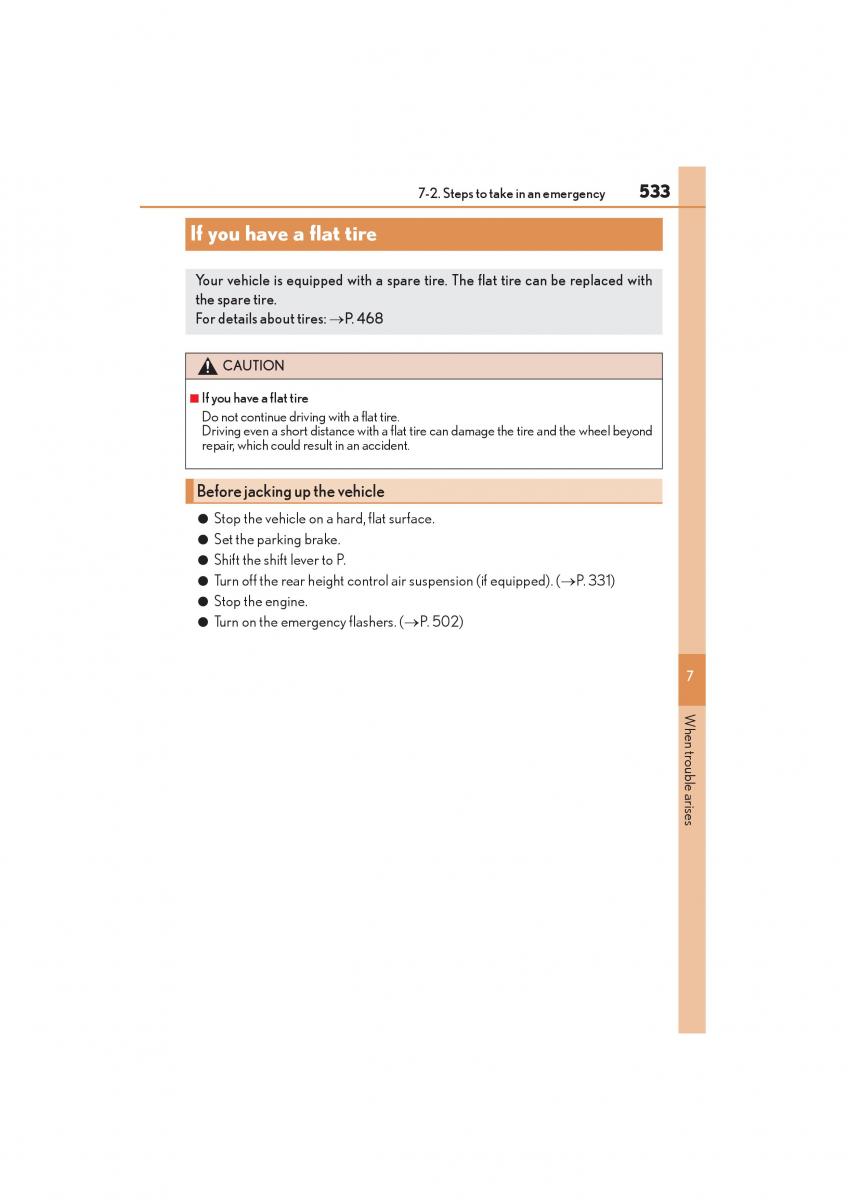 Lexus GX II 2 owners manual / page 535