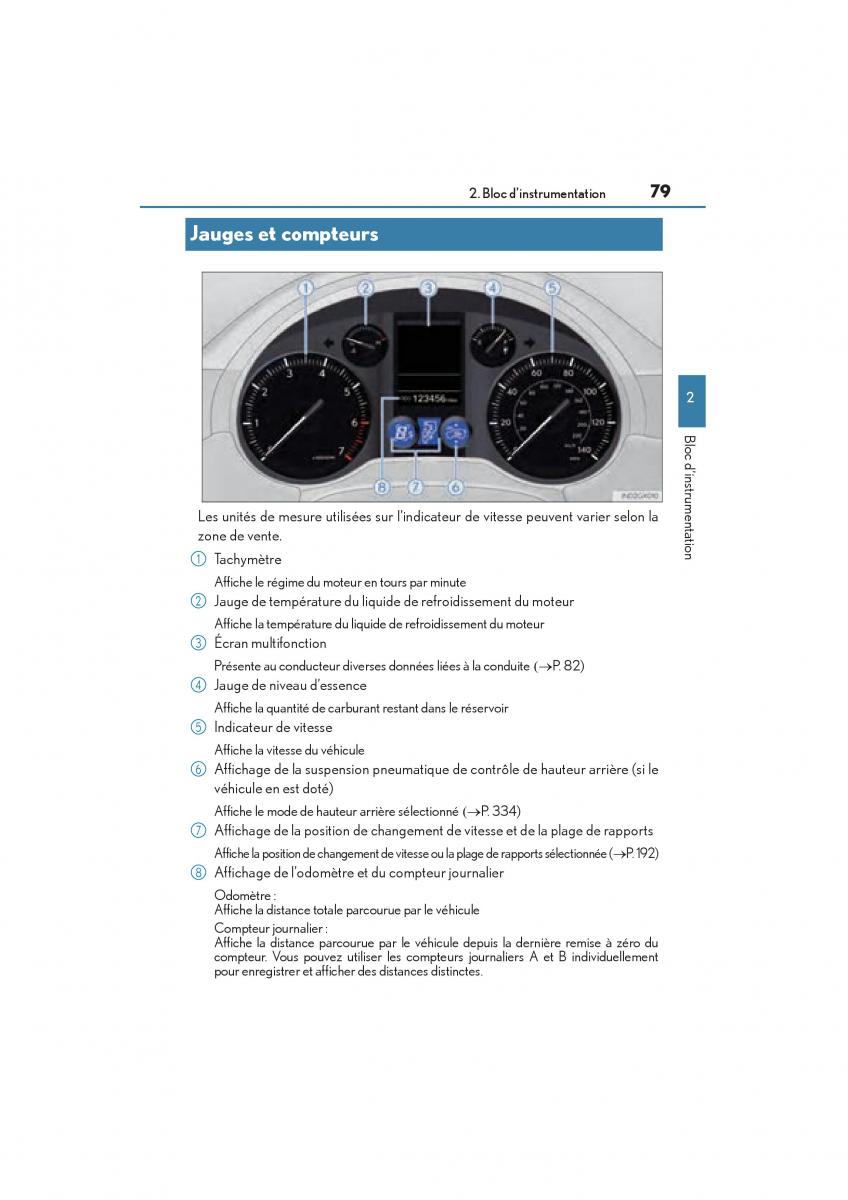 Lexus GX II 2 manuel du proprietaire / page 81