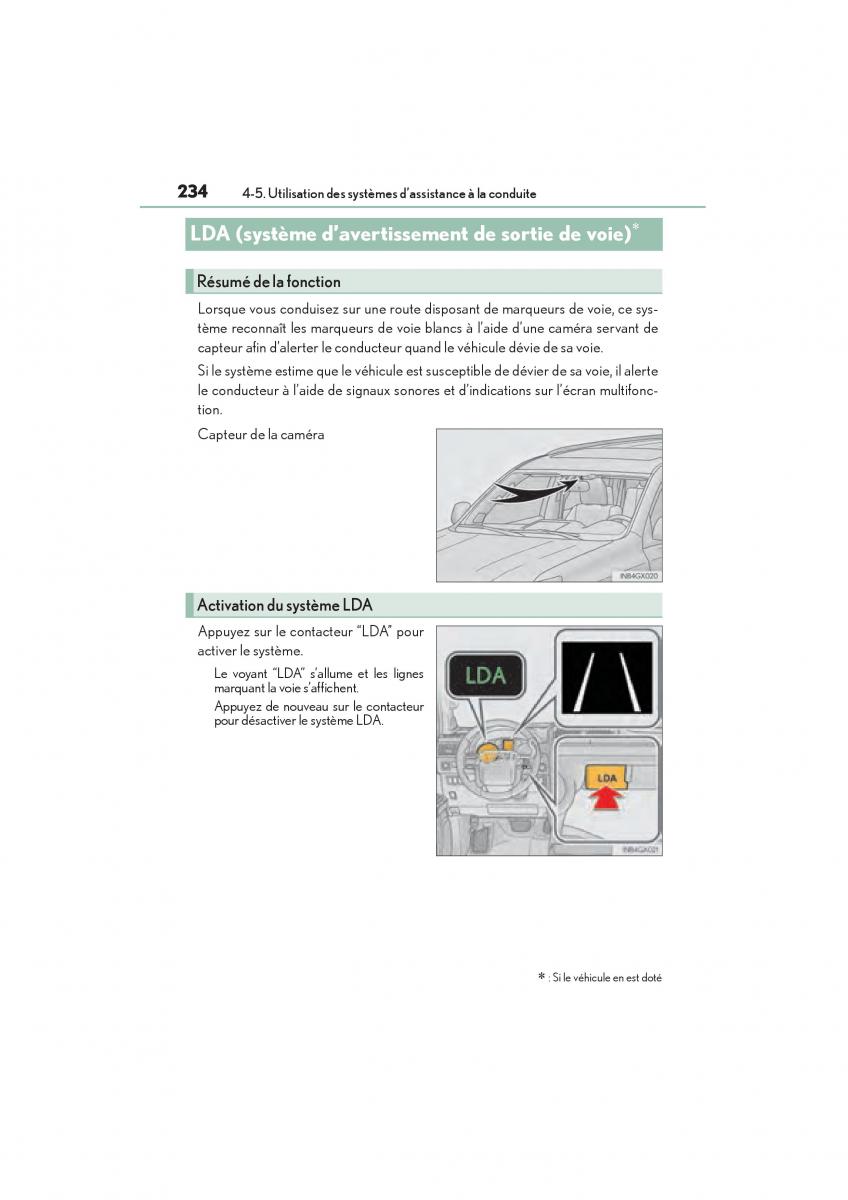 Lexus GX II 2 manuel du proprietaire / page 236