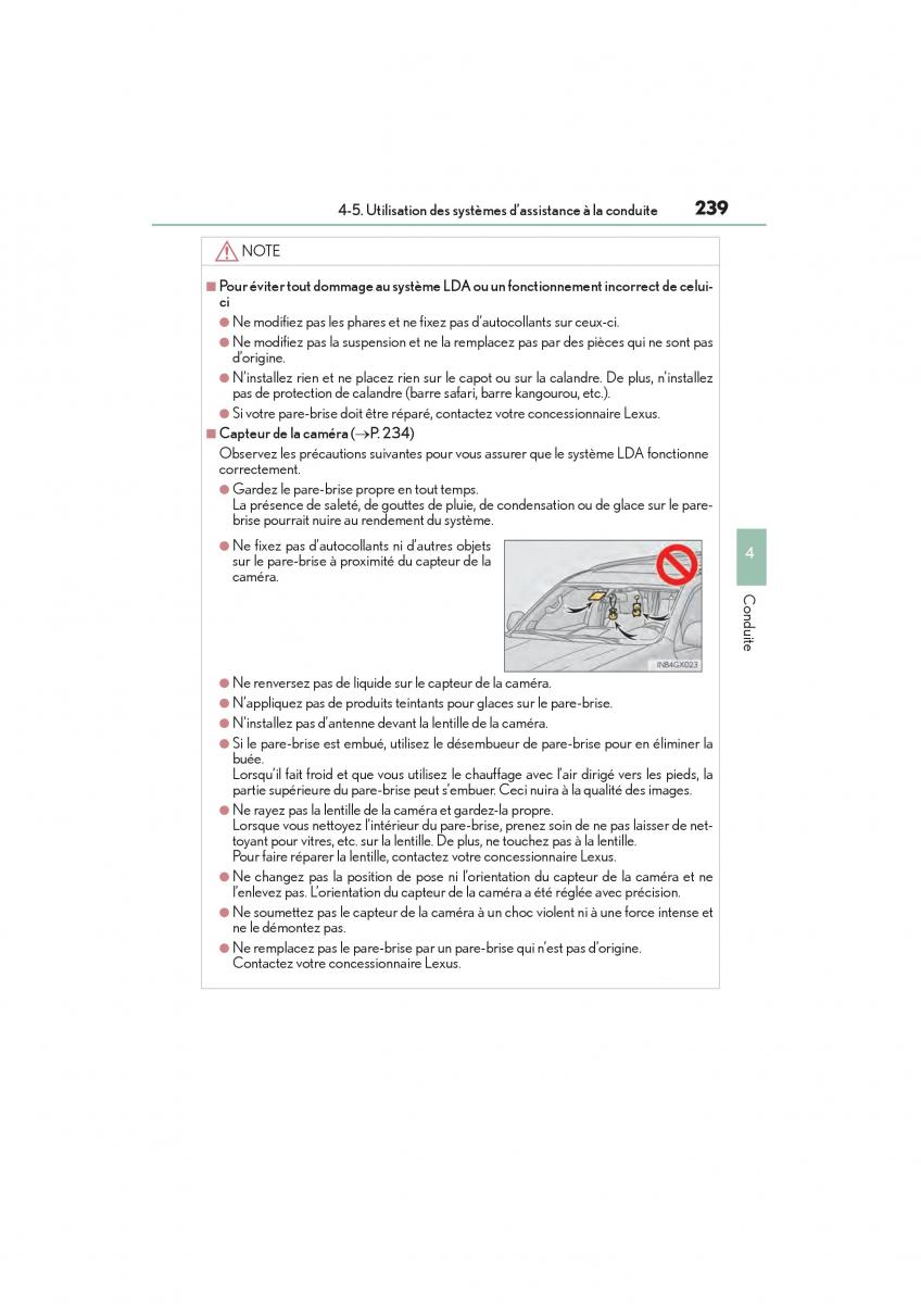 Lexus GX II 2 manuel du proprietaire / page 241