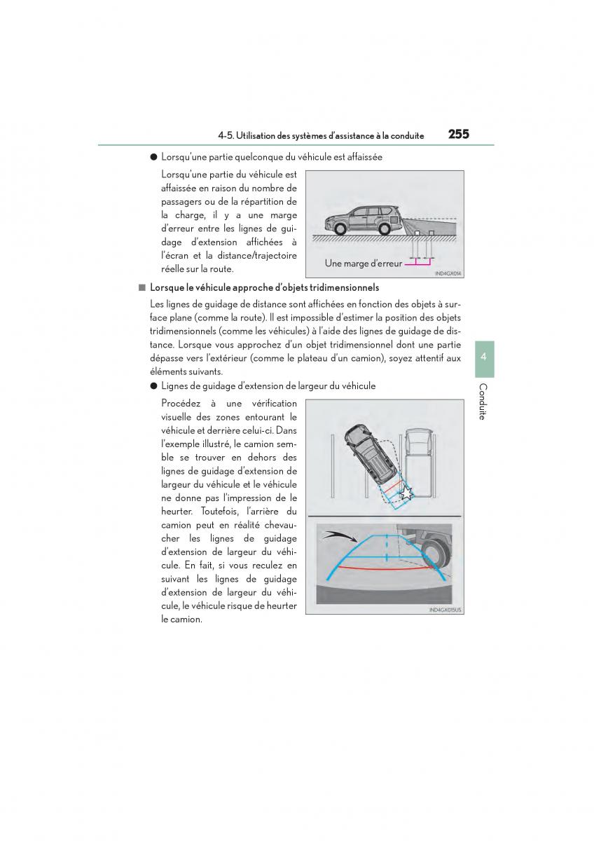 Lexus GX II 2 manuel du proprietaire / page 257