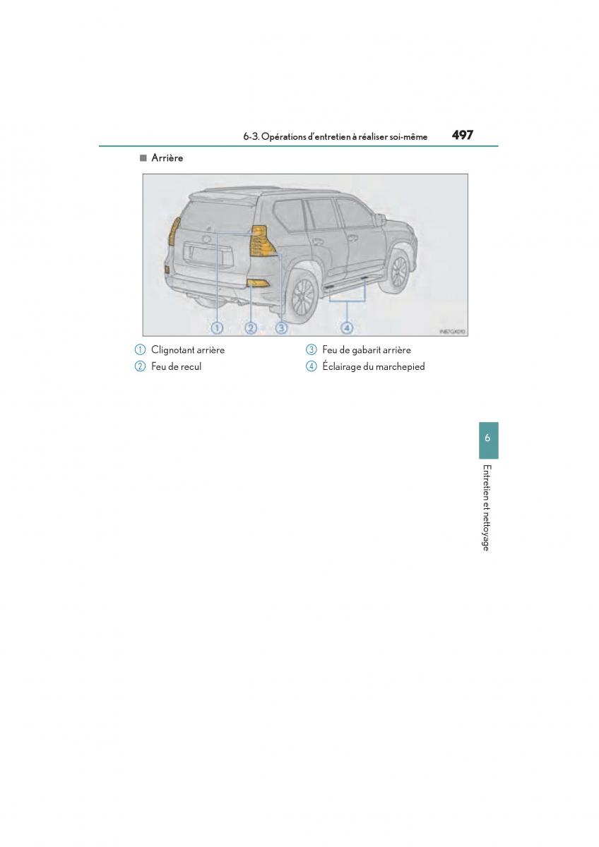 Lexus GX II 2 manuel du proprietaire / page 499