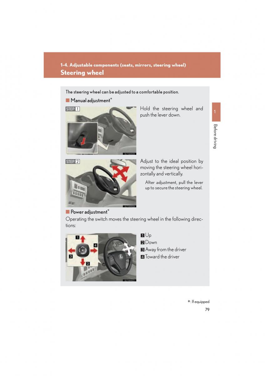 Lexus HS owners manual / page 81