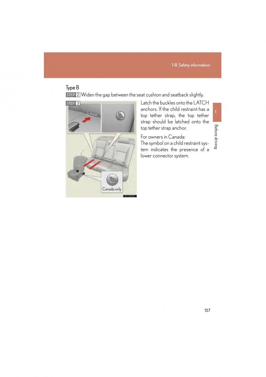 Lexus HS owners manual / page 129