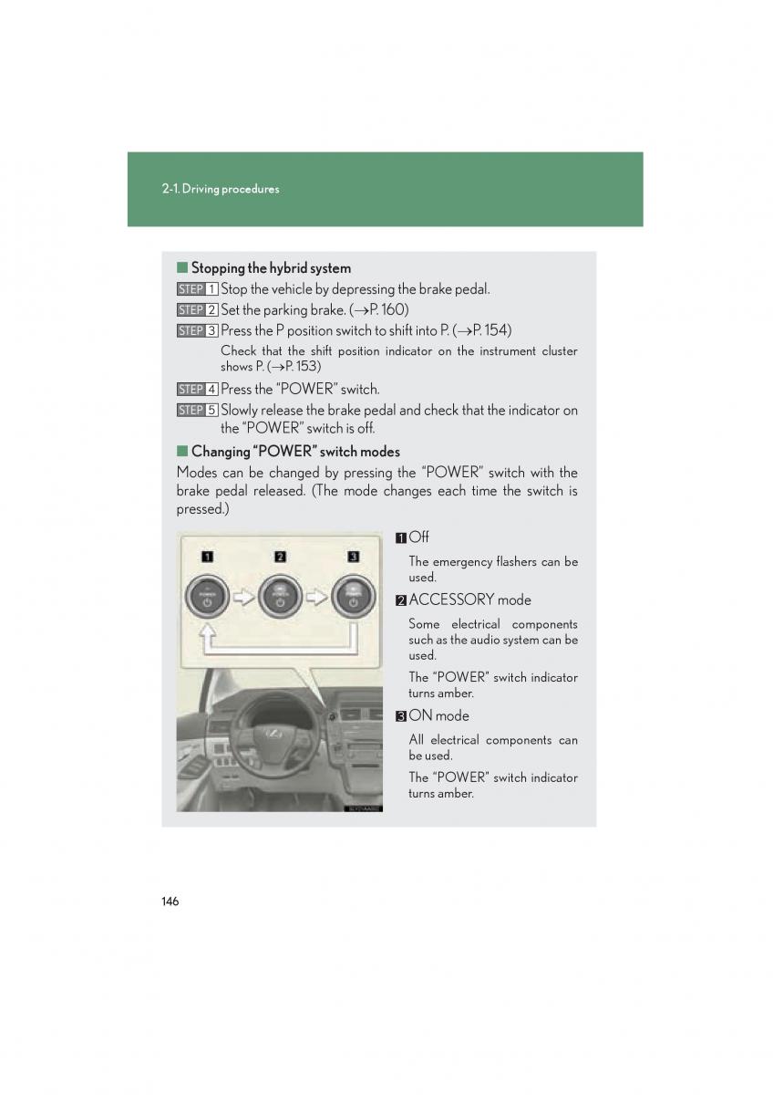 Lexus HS owners manual / page 148