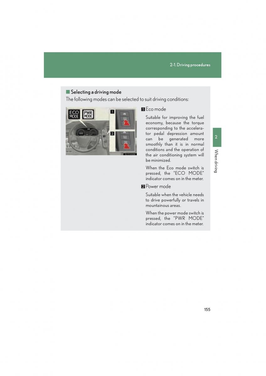 Lexus HS owners manual / page 157