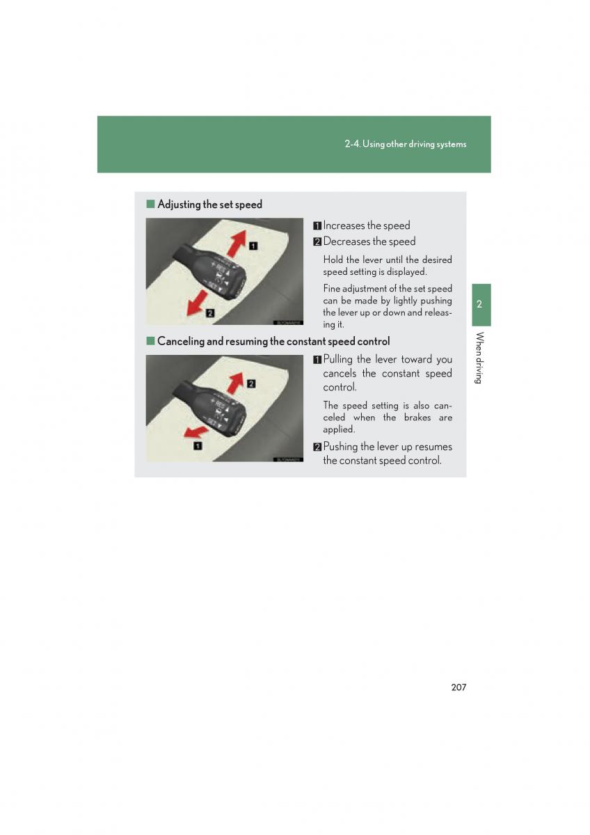 Lexus HS owners manual / page 209