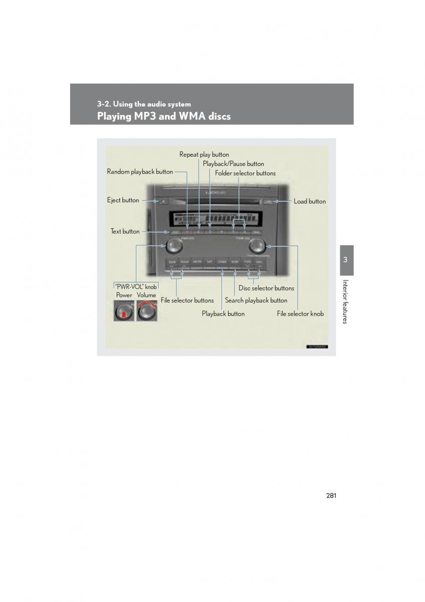 Lexus HS owners manual / page 283