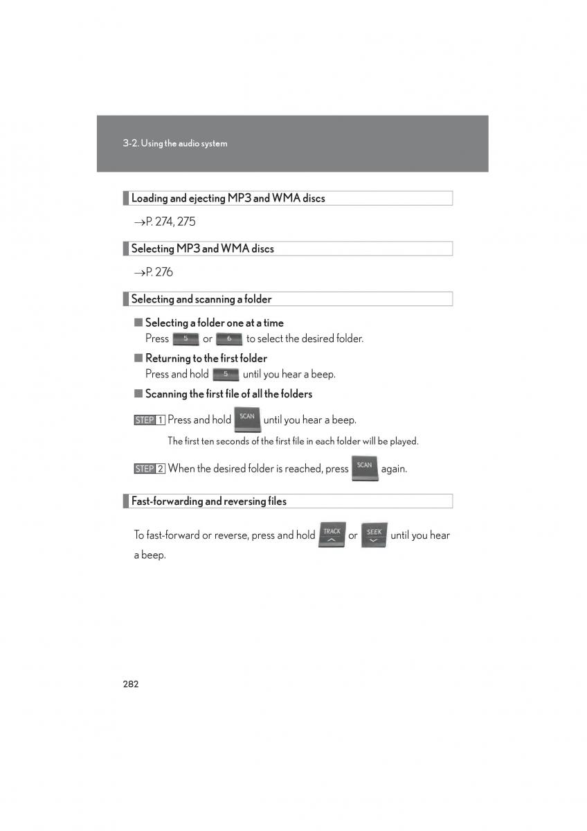 Lexus HS owners manual / page 284