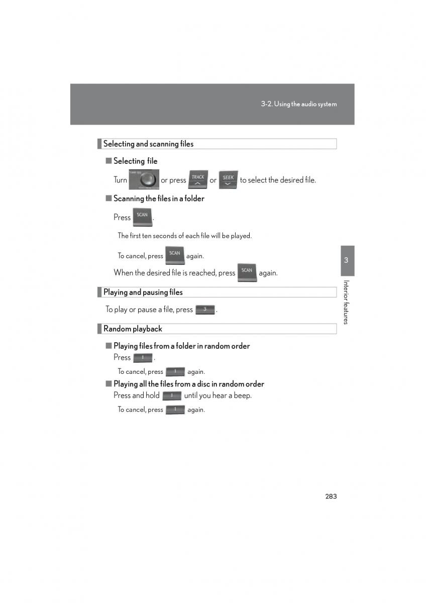 Lexus HS owners manual / page 285