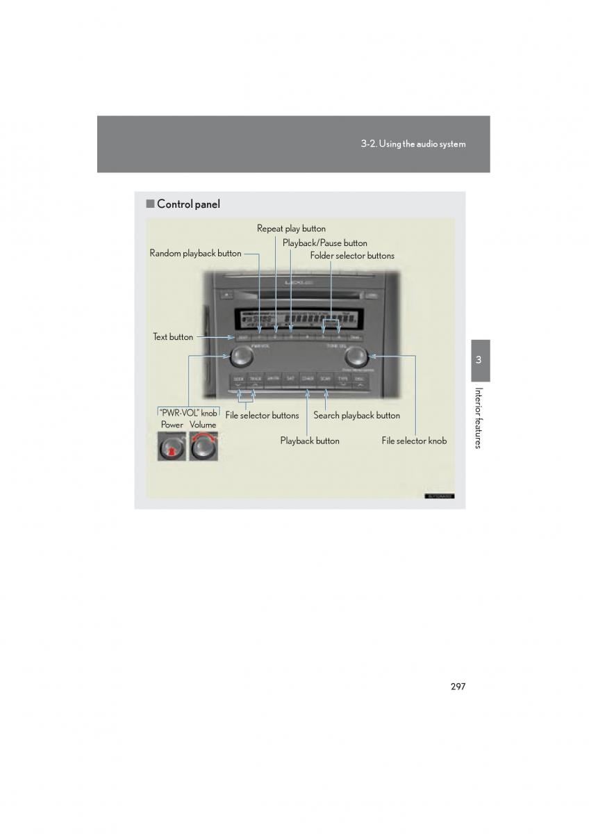 Lexus HS owners manual / page 299