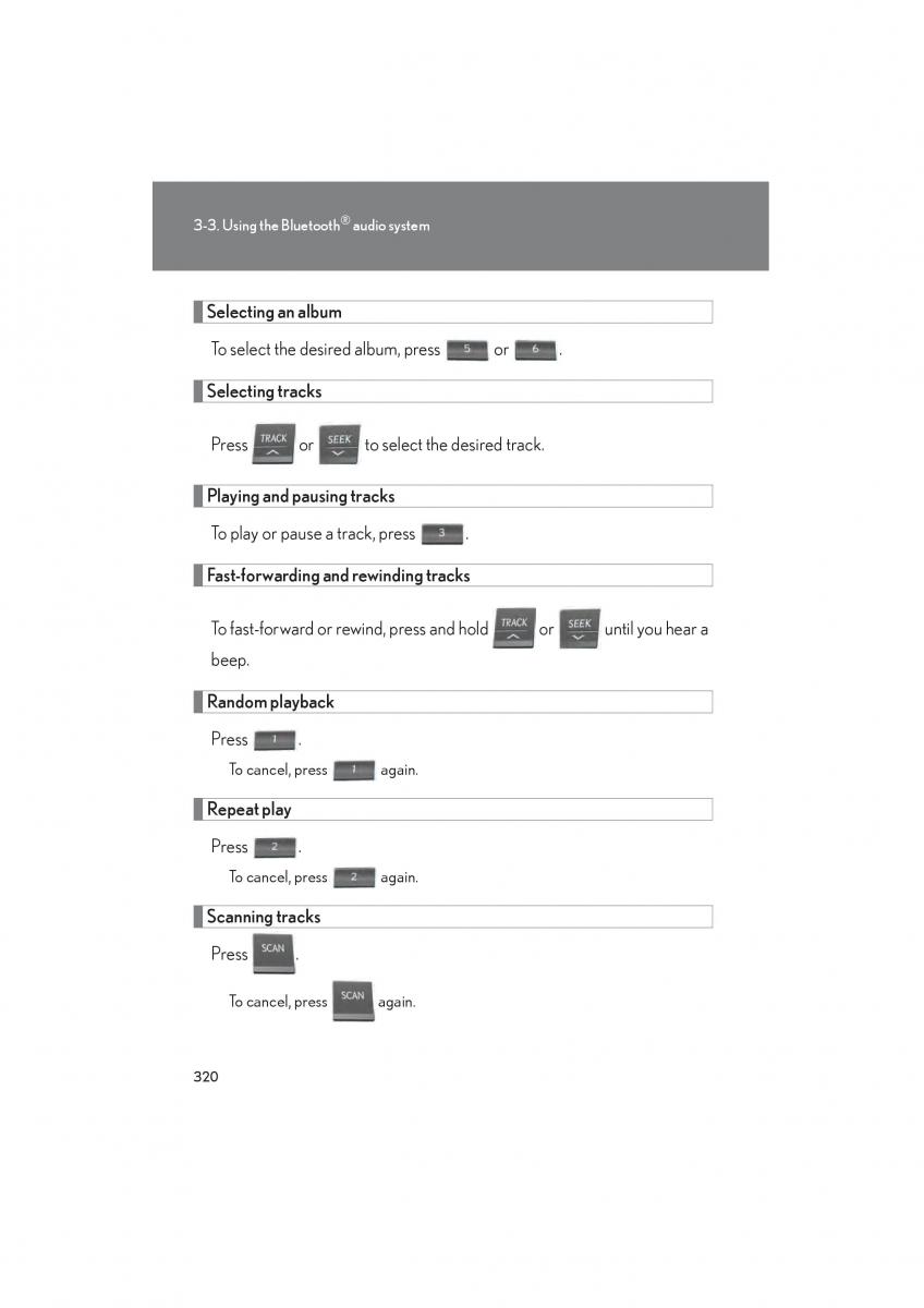 Lexus HS owners manual / page 322