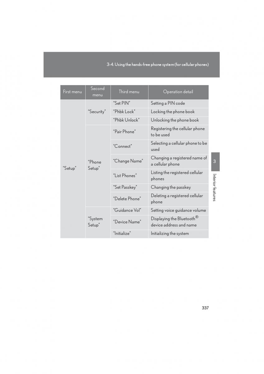 Lexus HS owners manual / page 339