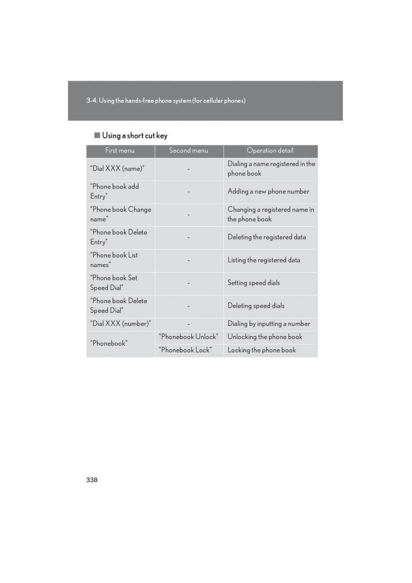 Lexus HS owners manual / page 340